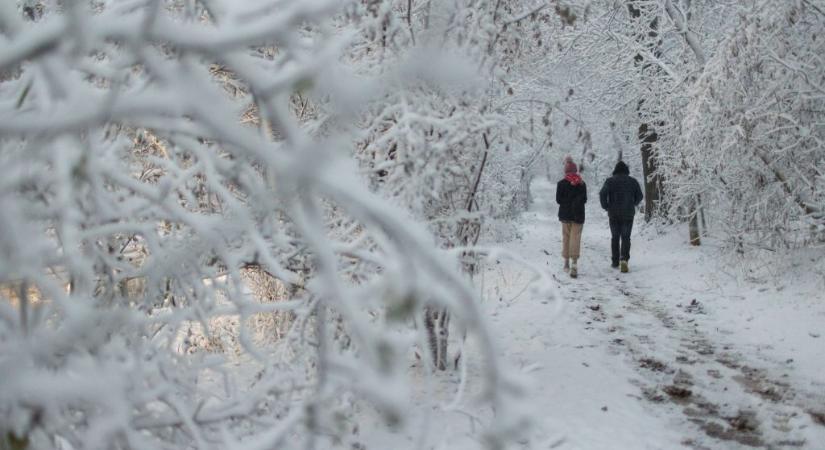 Harminc centis a hótakaró a Mecsekben