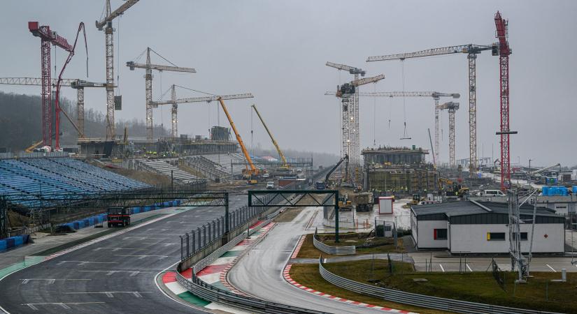 Már látszanak a megújult Hungaroring formái