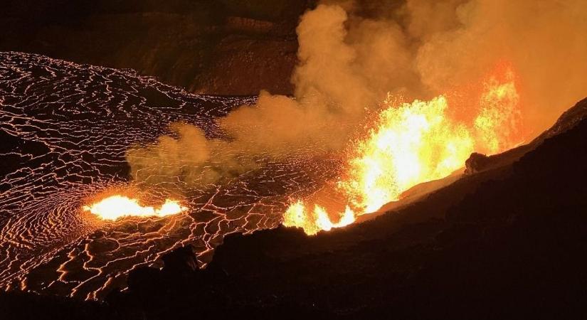 Újra kitört a Kilauea vulkán Hawaiin  videó