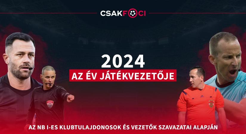 NB I: A klubtulajdonosok és a vezetők megválasztották 2024 legjobb magyar bíróját – exkluzív