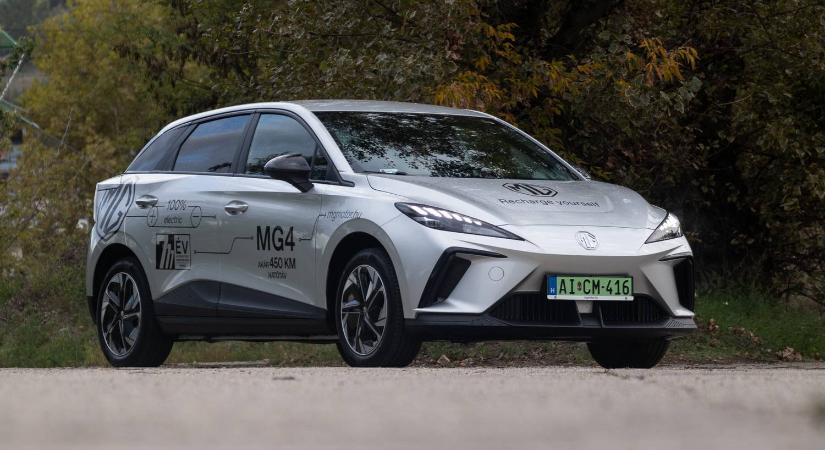 Izginek tűnő, olcsó villanyautó, semmi több - Teszt: MG4 64 kWh Comfort - 2024