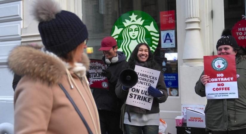 Sztrájk a Starbucksban: az akció több száz üzletet érint Amerikában