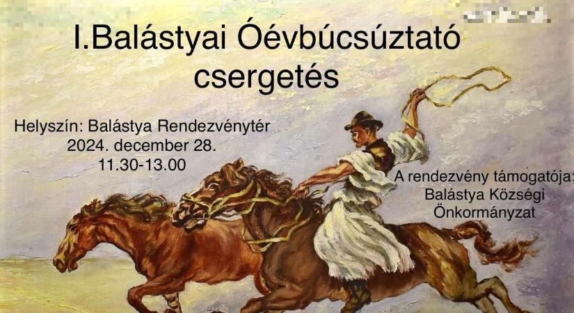 Óévbúcsúztató csergetés lesz Balástyán