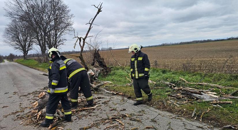 Az egész régióban károkat okoz a szélvihar