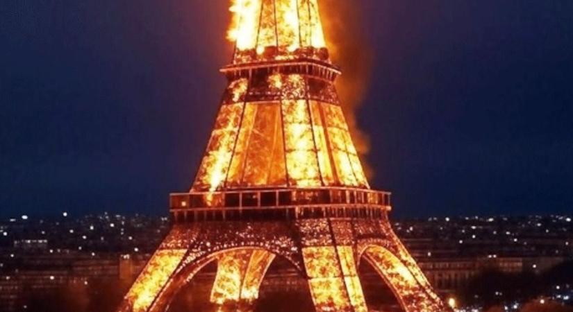 Lángol az Eiffel-torony – vagy mégsem? - Vigyázz, így ver át az AI!