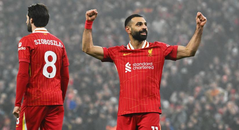 A Liverpool ismét nyert, Szalah százados lett