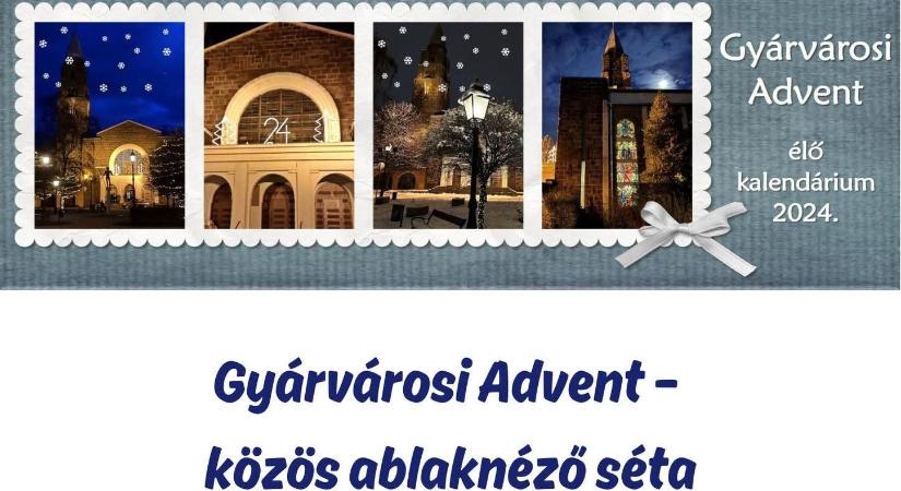 Gyárvárosi advent – ablaknéző séta