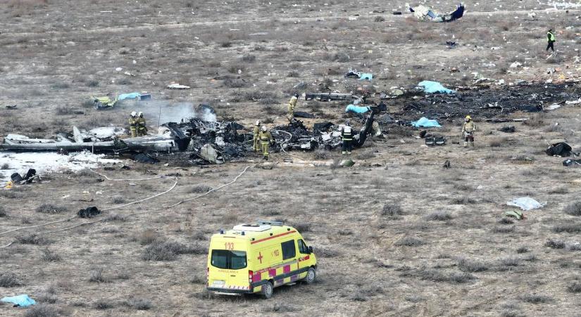 Lelőtték vagy sem, megvan a lezuhant azeri repülőégép második feketedoboza