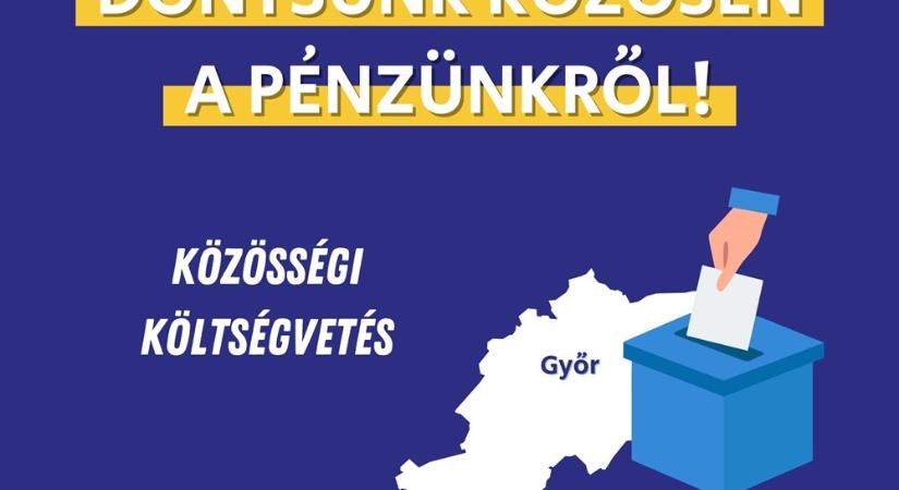 Közösségi költségvetést vezetnek be Győrben