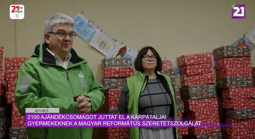 Aktuális (2024.12.27) 2100 ajándékcsomagot juttat el a kárpátaljai gyermekeknek a Magyar Református Szeretetszolgálat (videó)