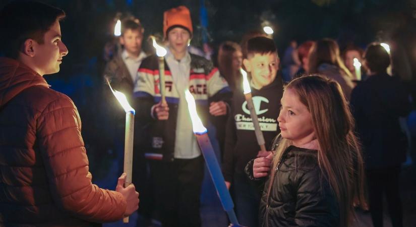 Szilveszteri fáklyás tótúra Nagykálló-Harangodra