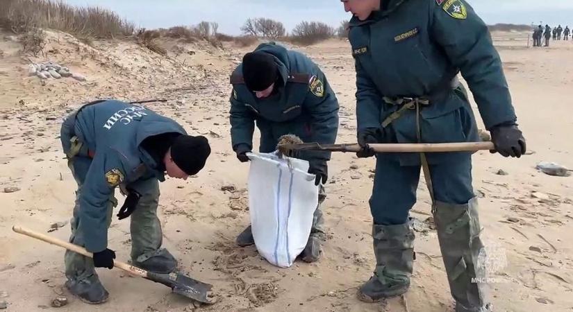 Fekete-tengeri olajszennyezés: válságos a helyzet a Kreml szerint is