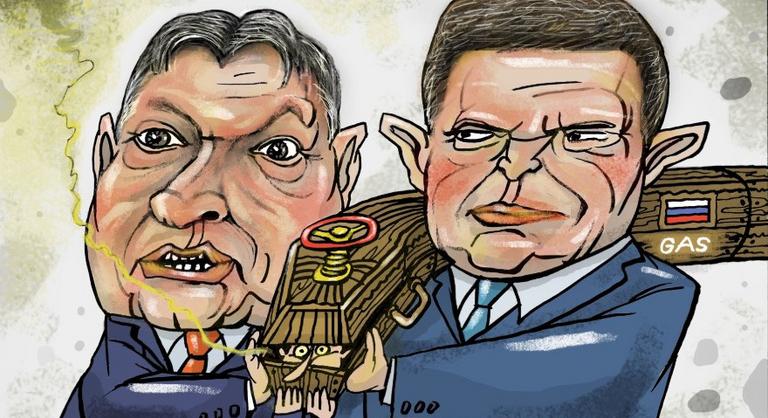 Hentes Putyin, bohóc Orbán – így látja a háborút az ismert ukrán grafikus