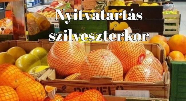 Így lesznek nyitva a boltok az év utolsó napjaiban és szilveszterkor