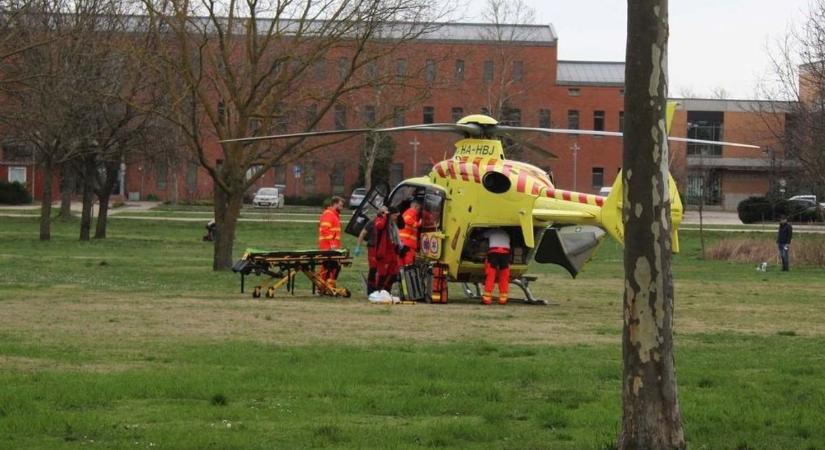 Tragédia: mentőhelikopter vitt el egy táncost Paksról