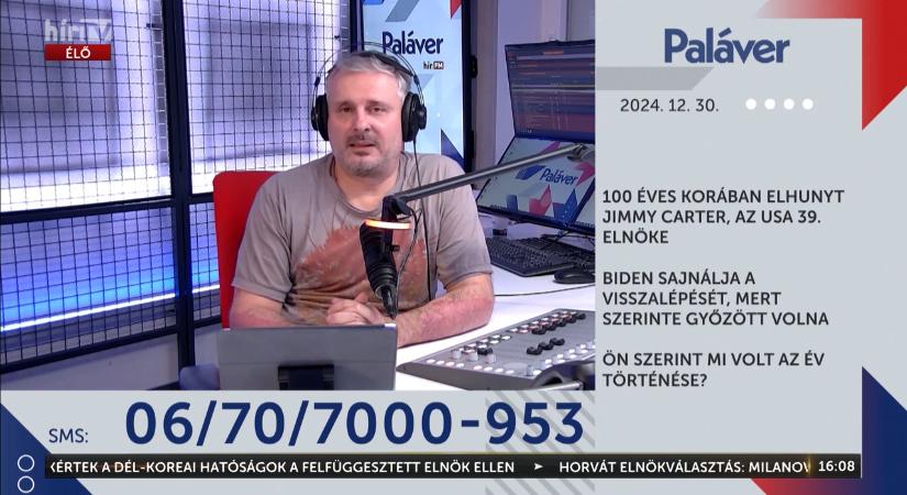 Paláver - Ömlöttek az SMS-ek arra a kérdésre, hogy „mi volt az év történése”  videó