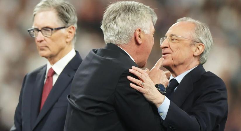 Florentino Perez nem ért egyet Ancelotti kezdő tizenegyével