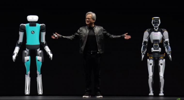 A humanoid robotok területére is betörhet az Nvidia