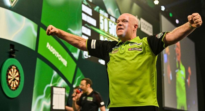 Darts-vb: jöhet az álomdöntő? Van Gerwen beszólt ellenfelének