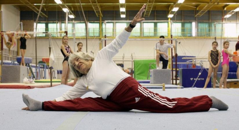 Elhuny Keleti Ágnes, a világ legidősebb olimpiai aranyérmese