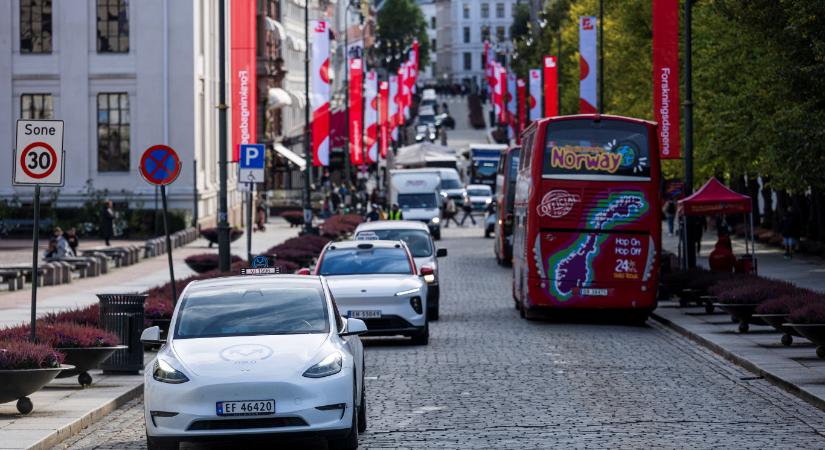 Norvégiában minden tíz eladott autóból kilenc teljesen elektromos volt tavaly