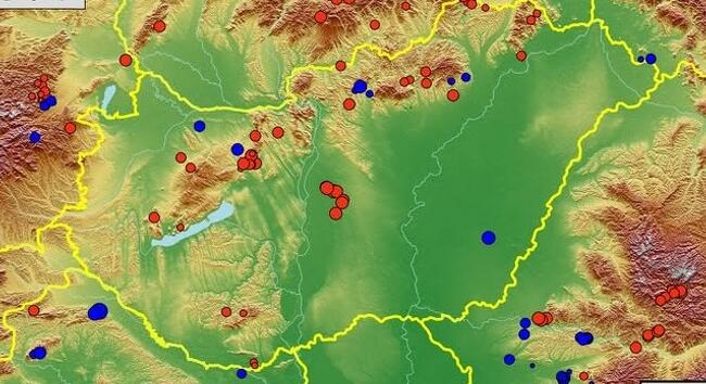 Decemberben 148 földmozgást regisztráltak a Kárpát-medencében