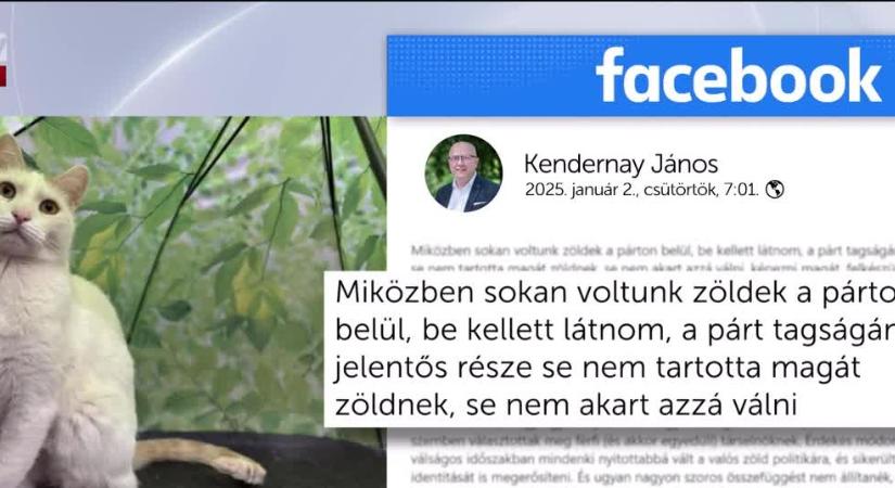 Kendernay János is otthagyta az LMP-t  videó