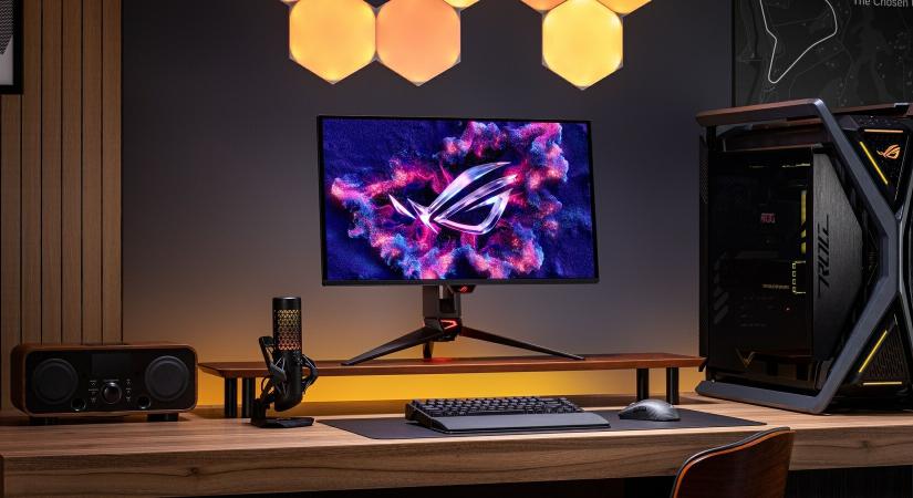 Kvantumpontos OLED monitorokkal bővült az ASUS ROG-os portfóliója