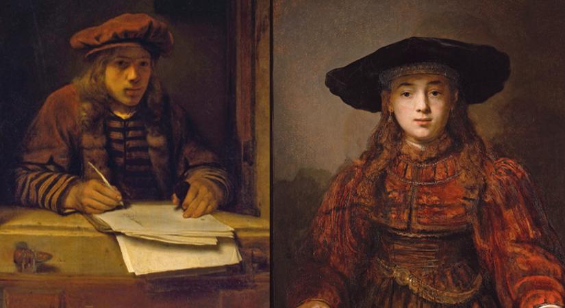 Mesterek találkozása: Rembrandt és tanítványa, Hoogstraten festményei Bécsben