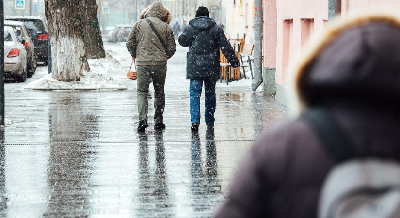 Időjárás: a napsütést fagy és ónos eső váltja fel