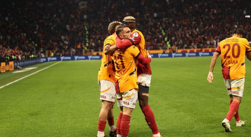 Süper Lig: küzdelmes meccsen nyert a Galatasaray, így már 11 pont az előnyük a Fenerbahcéval szemben – videóval