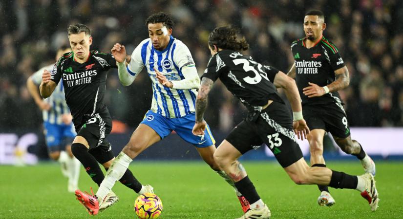 PL: Nwaneri góljára Joao Pedro válaszolt, nem bírt egymással a Brighton és az Arsenal! – videóval