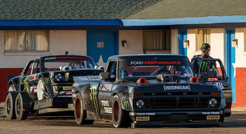 Eladó Ken Block legvadabb pickupja, a Hoonitruck