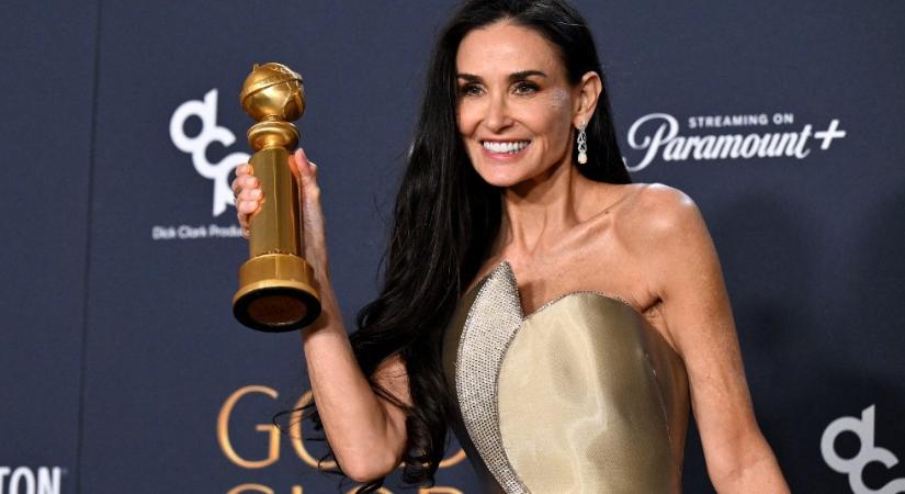 Demi Moore először nyert Golden Globe-díjat: itt van a nyertesek teljes listája