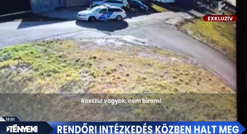 Videó készült a rendőri intézkedésről, ami közben meghalt egy férfi Zagyvarékason