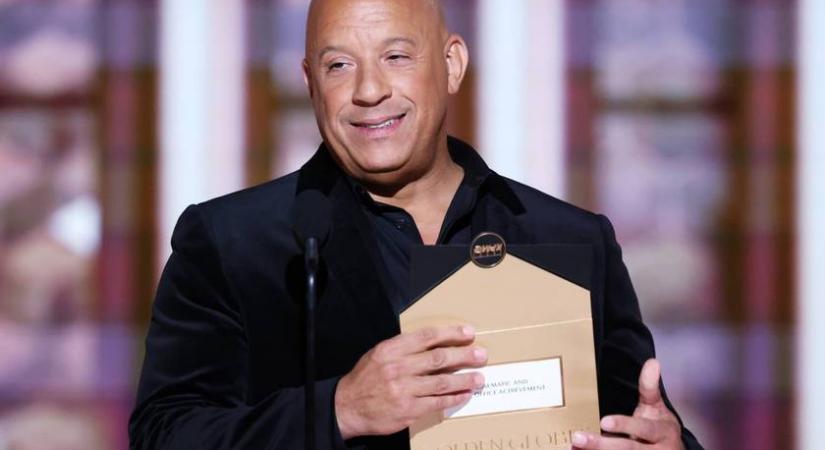 Vin Diesel viselkedése felháborította a Golden Globe-gála nézőit: videón az eset