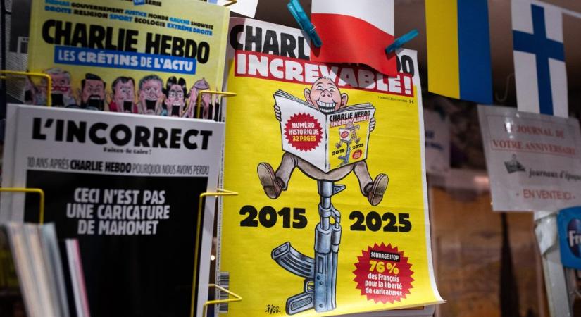 Tíz éve volt a Charlie Hebdo elleni terrortámadás, az újság különszámmal emlékezik