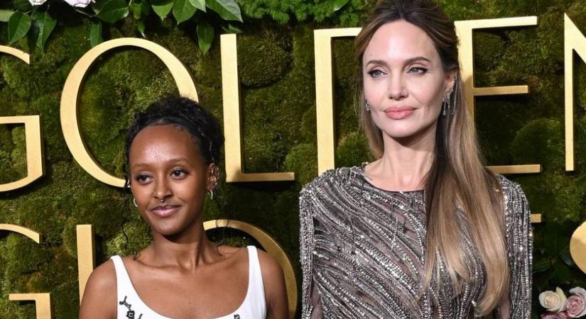 Angelina Jolie lánya ellopta a show-t a Golden Globe-gálán: gyönyörű ruhát viselt Zahara