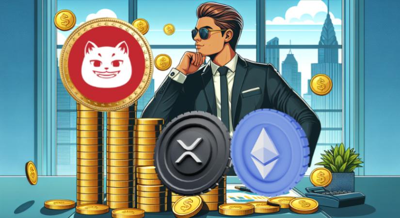 Az Ethereum és az XRP nagy lendületet vesz, a Catzilla 5000%-os nyereséget hozhat