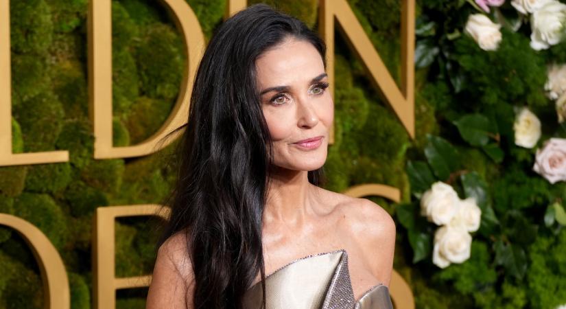 Így örültek Demi Moore lányai az első Golden Globe-díjának