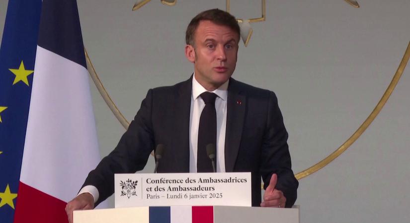 Macron: Ukrajnának reális álláspontot kell képviselnie területi kérdésekben  videó