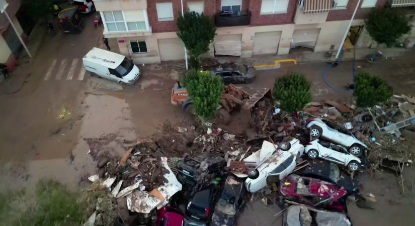 Tovább nőtt az október végi valenciai ítéletidő halálos áldozatainak száma  videó