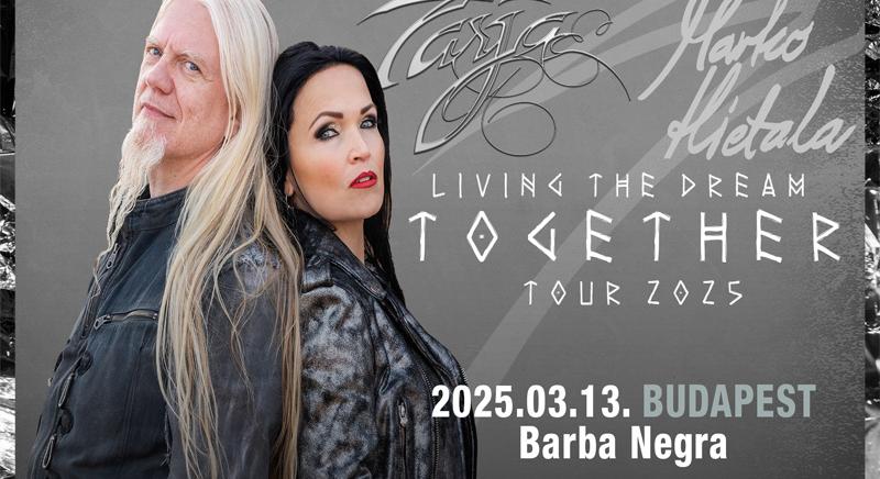 Tarja & Marko Hietala európai turnéjuk keretein belül Budapestre is ellátogat.