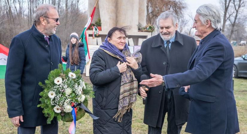 Keleti Ágnesre emlékeztek az Olimpiai Emlékműnél