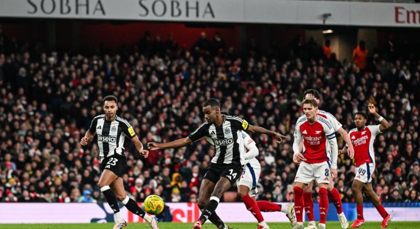 Angol Ligakupa: kétgólos előnyt szerzett a visszavágóra az Arsenal otthonában a Newcastle! – videóval