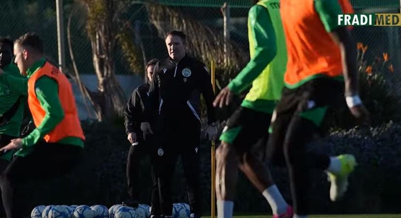 Videón Robbie Keane első edzése a Fradinál: stoplist húzott ír legenda