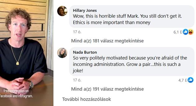 Zuckerberg is földig hajolt a megválasztott elnök előtt