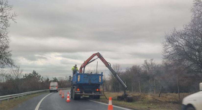 M7: Sebességkorlátozás az agárdi lehajtónál