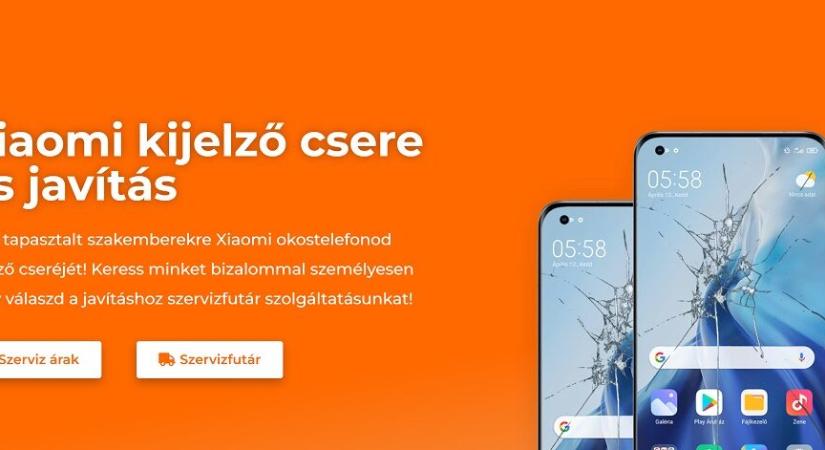 Xiaomi kijelző csere: már az újabb modellek sérült képernyője is orvosolható!