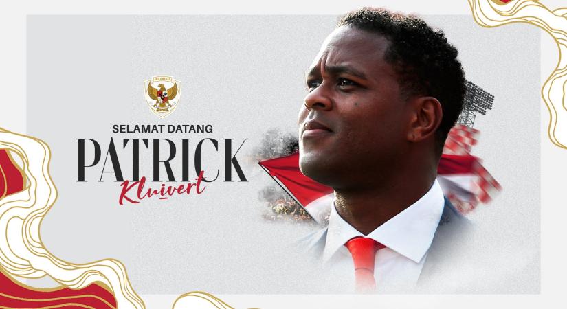 Patrick Kluivert lett az indonéz labdarúgó-válogatott szövetségi kapitánya